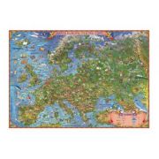 Harta Europei pentru copii - Harta de contur (verso), 500x350mm (GHECP50)