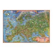 Harta Europei pentru copii 700x500mm, fara sipci (GHECP70-L)