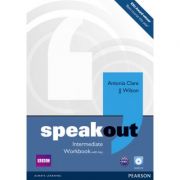 Speakout Intermediate Workbook with Key and Audio CD - Antonia Clare