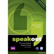 Speakout Pre-intermediate Students' Book with DVD / Active Book - Antonia Clare