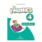Curs limba engleza My Phonics 4 Caiet cu App - Jenny Dooley, Virginia Evans