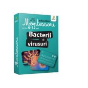 Bacterii si virusuri. Carti de joc educative Montessori 6-12 ani