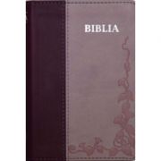 Biblia foarte mica, 043, coperta pvc flexibila, roz, cuvinte cu rosu, margini argintii, repertoar