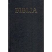 Biblia medie, 063, coperta vinil tare, neagra