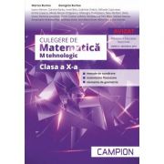 Culegere de Matematica M tehnologic pentru clasa a 10-a - Marius Burtea