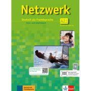 Netzwerk A2. 1, Deutsch als Fremdsprache. Kurs- und Arbeitsbuch mit DVD und 2 Audio-CDs - Stefanie Dengler