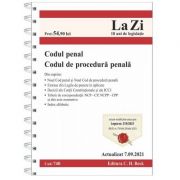 Codul penal si Codul de procedura penala. Cod 740. Actualizat la 7. 09. 2021