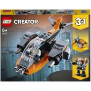LEGO Creator 3 in 1 Drona cibernetica 31111, 113 piese