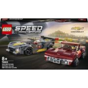 LEGO Speed Champions. Masina de curse Chevrolet Corvette C8. R si 1968 Chevrolet Corvette 76903, 512 piese