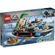 LEGO Jurassic World. Evadarea Baryonyx pe vapor 76942, 308 piese