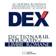 DEX Dictionarul explicativ al limbii romane, Academia Romana Editia a 3-a