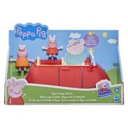 Figurina Peppa Pig cu masina rosie a familiei, Peppa Pig
