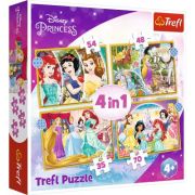 Puzzle 4in1 Disney Princess ziua fericita