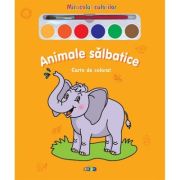 Miracolul culorilor. Animale salbatice - Carte de colorat - 2021