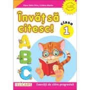 Invat sa citesc! (A) Clasa 1. Caiet de lucru - Cristina Martin, Elena Delia Chira
