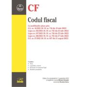 Codul fiscal. Editia a 6-a actualizata la 11 septembrie 2022 - Mihaela Gherghe, Nicoleta Gociu