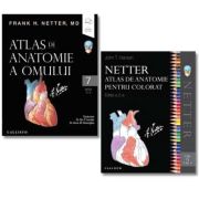 Pachet Netter Atlas de anatomie a omului si Atlas pentru colorat, Editia a 7-a - Frank H. Netter