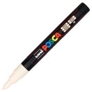 Marker UNI PC-3M 0. 9-1. 3 mm, alb, Posca (M294)