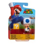 Figurina 10 cm, Nintendo Mario, Blue Toad Question Block