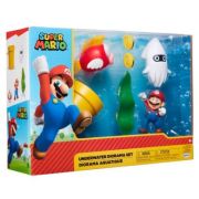Set diorama Subacvatic cu figurina 6 cm, Nintendo Mario