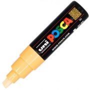 Marker UNI PC-8K 8. 0 mm, varf tesit, portocaliu fluorescent, Posca (M647)