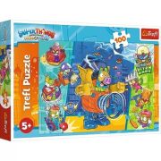 Puzzle 100 piese, Super things Super forta, Trefl