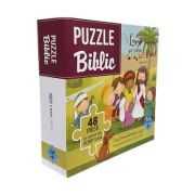 Puzzle Isus binecuvanteaza copiii