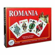 Carti de joc Romania, 2 pachete, in cutie de lux