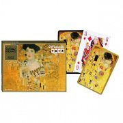 Set 2 pachete Carti de joc Klimt Adele, in cutie de lux