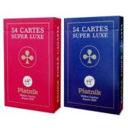 Set 2 pachete carti de joc Super Luxe, grafica in stil francez