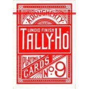 Carti de joc Tally-Ho pentru jucatori, magicieni si cardisti, Rosu