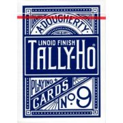 Carti de joc Tally-Ho pentru jucatori, magicieni si cardisti, Albastru