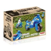 Motocicleta fara pedale, albastru, 50x71x27 cm