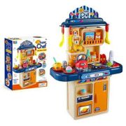 Play set bucatarie, cu baterii, 28 piese