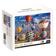 Puzzle carton, in cutie, Baloane cu aer cald, 1000 piese