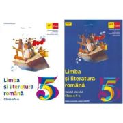 Pachet Limba si literatura romana pentru clasa a 5-a. Manual si caiet - Florentina Samihaian