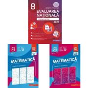 Pachet Matematica. Evaluarea Nationala 2024 si Consolidare partea 1 si partea a 2-a, clasa a 8-a - Gabriel Popa, Anton Negrila