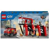 LEGO City. Statie si camion de pompieri 60414, 843 piese