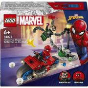 LEGO Marvel Super Heroes. Urmarire pe motocicleta Omul Paianjen vs Doc Ock 76275, 77 piese