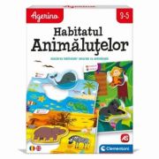 Joc educativ Agerino Habitatul animalutelor