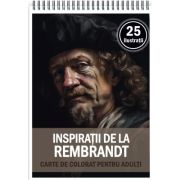 Carte de colorat pentru adulti, 25 de ilustratii, Rembrandt