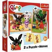 Puzzle 2in1 Memo Bing si pietenii, Trefl