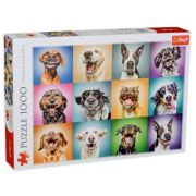 Puzzle 1000 piese Portret Catelusi simpatici, Trefl