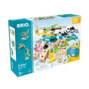 Set de constructie cu motor, 121 piese, BRIO