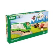 Set trenulet cu sine si figurine + accesorii feroviare BRIO