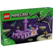 LEGO Minecraft. Dragon Ender si Corabia din End 21264, 657 piese