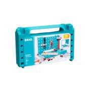 Set de constructie cu statie de lucru, 59 piese, BRIO