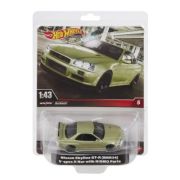 Masinuta metalica Nissan Skyline GT-R scara 1: 43, Hot Wheels Premium Real Riders