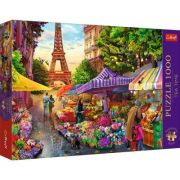 Puzzle 1000 piese Premium Plus Teatime. Piata de flori Paris, Trefl