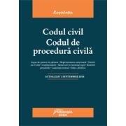 Codul civil. Codul de procedura civila. Actualizat la 1 septembrie 2024